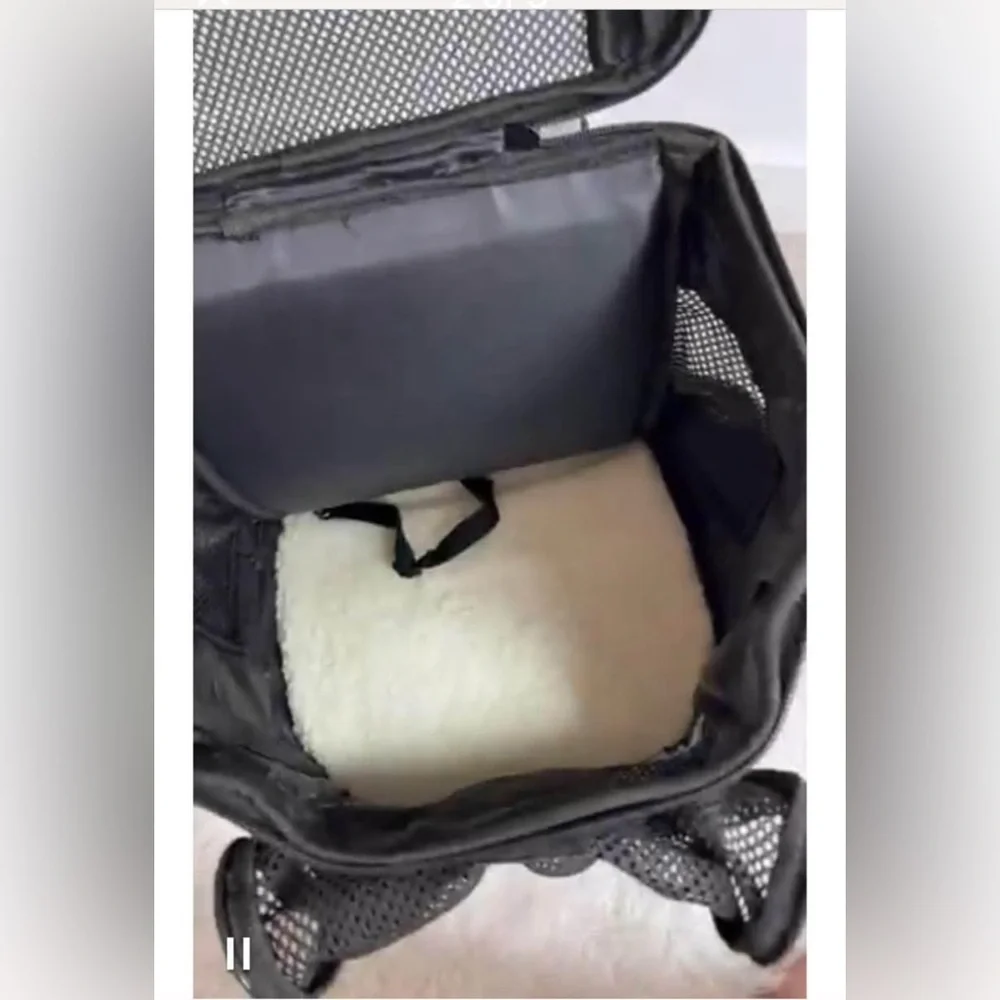 Pet travel carrier back pack (small dog)